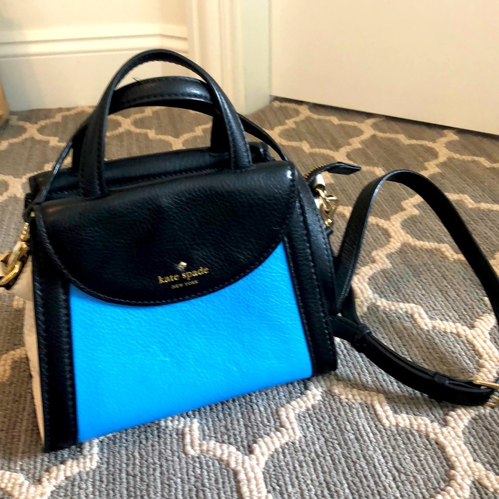 Kate Spade color block top handle bag!